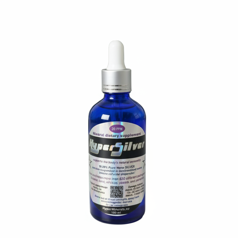 HSilver 100ml dropper - label okish